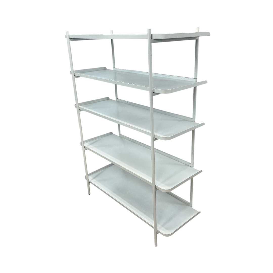 Fernish Highland Bookcase - 5 Shelf - White
