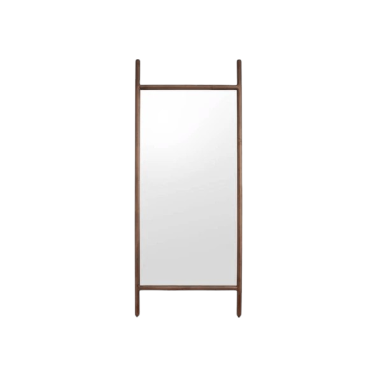 Fernish Nassau Floor Mirror - Walnut