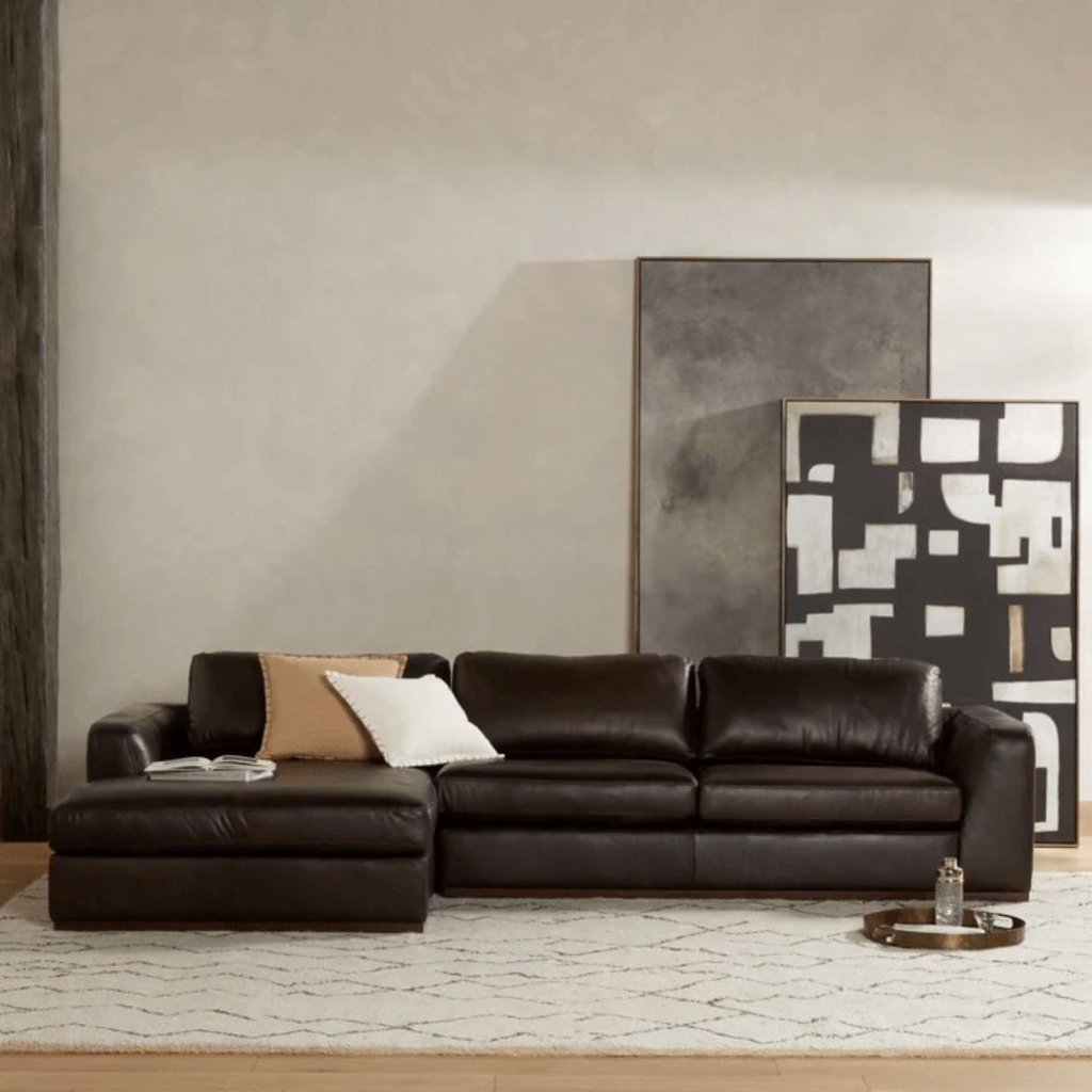 Four Hands Colt 2-Piece Sectional - Heirloom Cigar, 130" × 40" × 25" — image 1 of 4