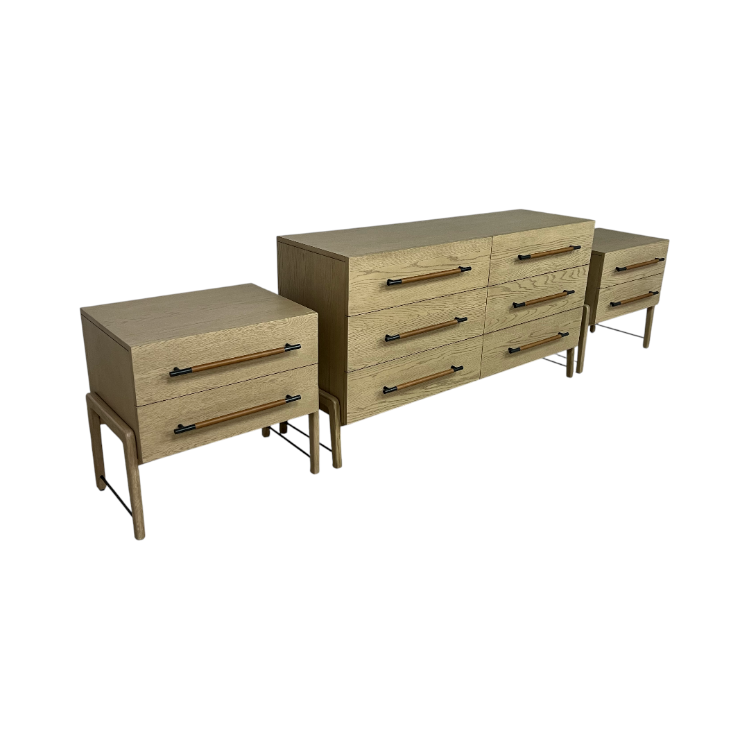 Four Hands Rosedale 6 Drawer Dresser and Nightstand Set