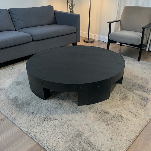 Birch Lane Bourges Single Coffee Table, 60" × 60" × 13" — image 1 of 4