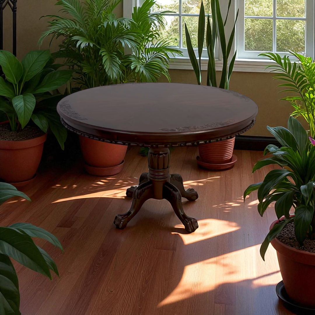 Carpia Formal Brown Cherry Dining Table