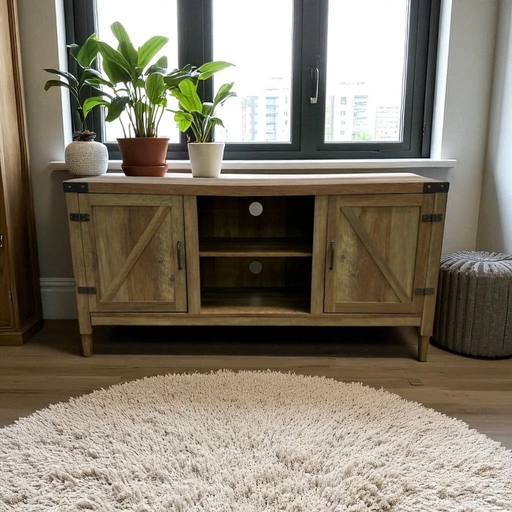 Gracie Oaks Neelon 2-Door Entertainment Center