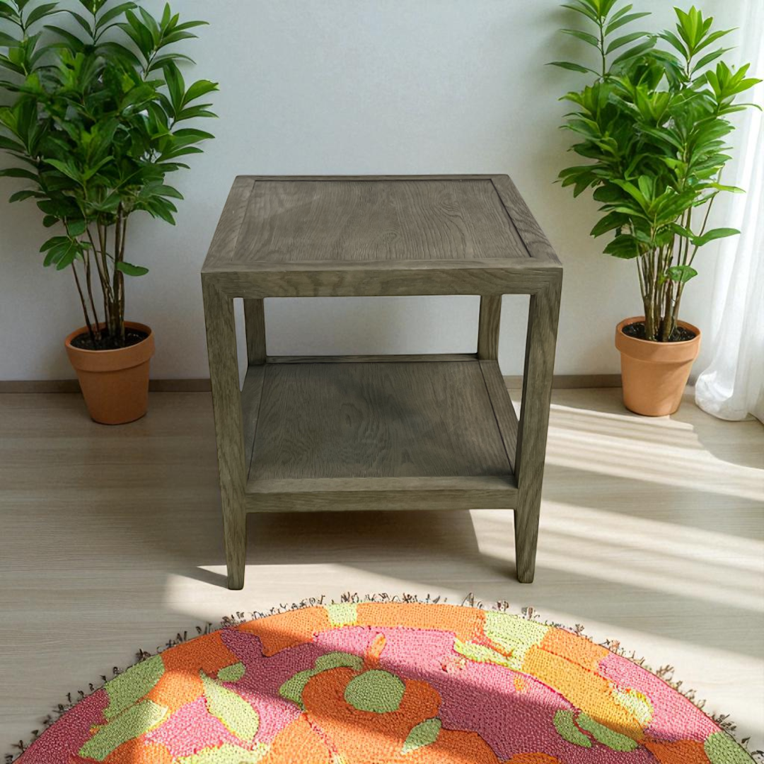 Gracie Oaks Chaidez Solid Wood End Table