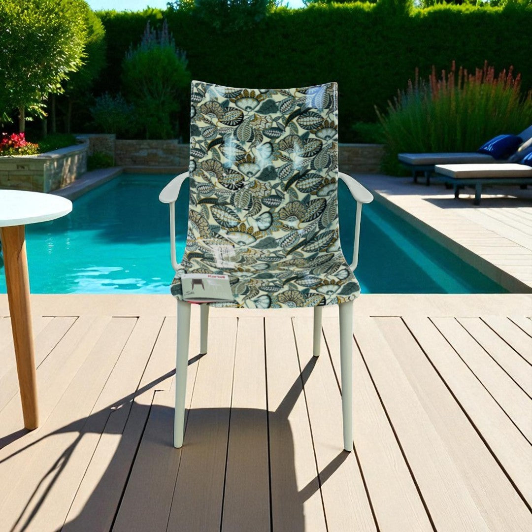 Kartell H.H.H. Graphic Impression Chair - Green Leaves