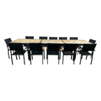 HIGOLD Heck Extendable Outdoor Dining Set Teak 12-person, 94" × 39" × 31" — image 2 of 4