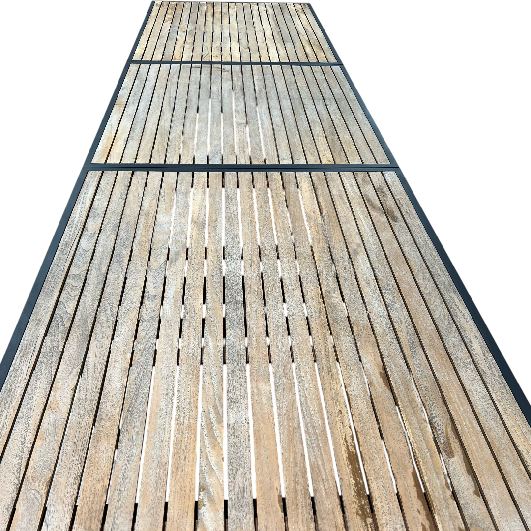 HIGOLD Heck Extendable Teak Outdoor Dining Table