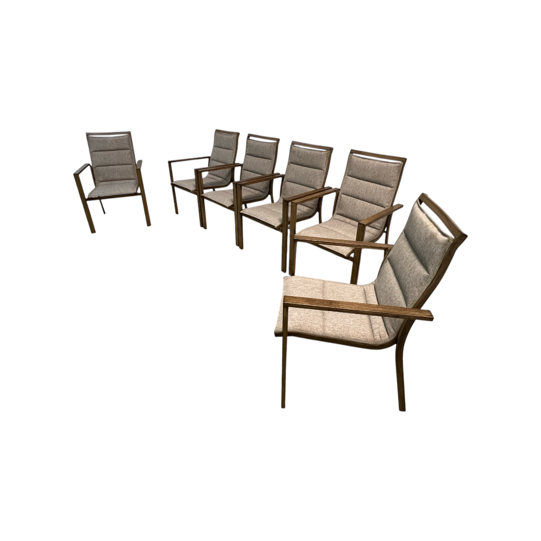 Hanover Fairhope Chair with Tan Cushion
