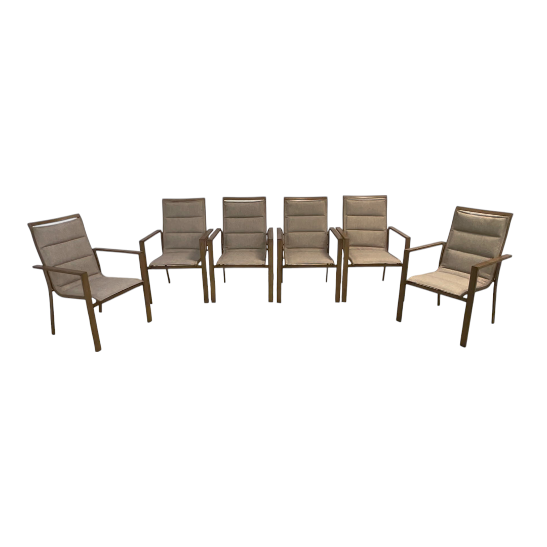 Hanover Fairhope Chair with Tan Cushion