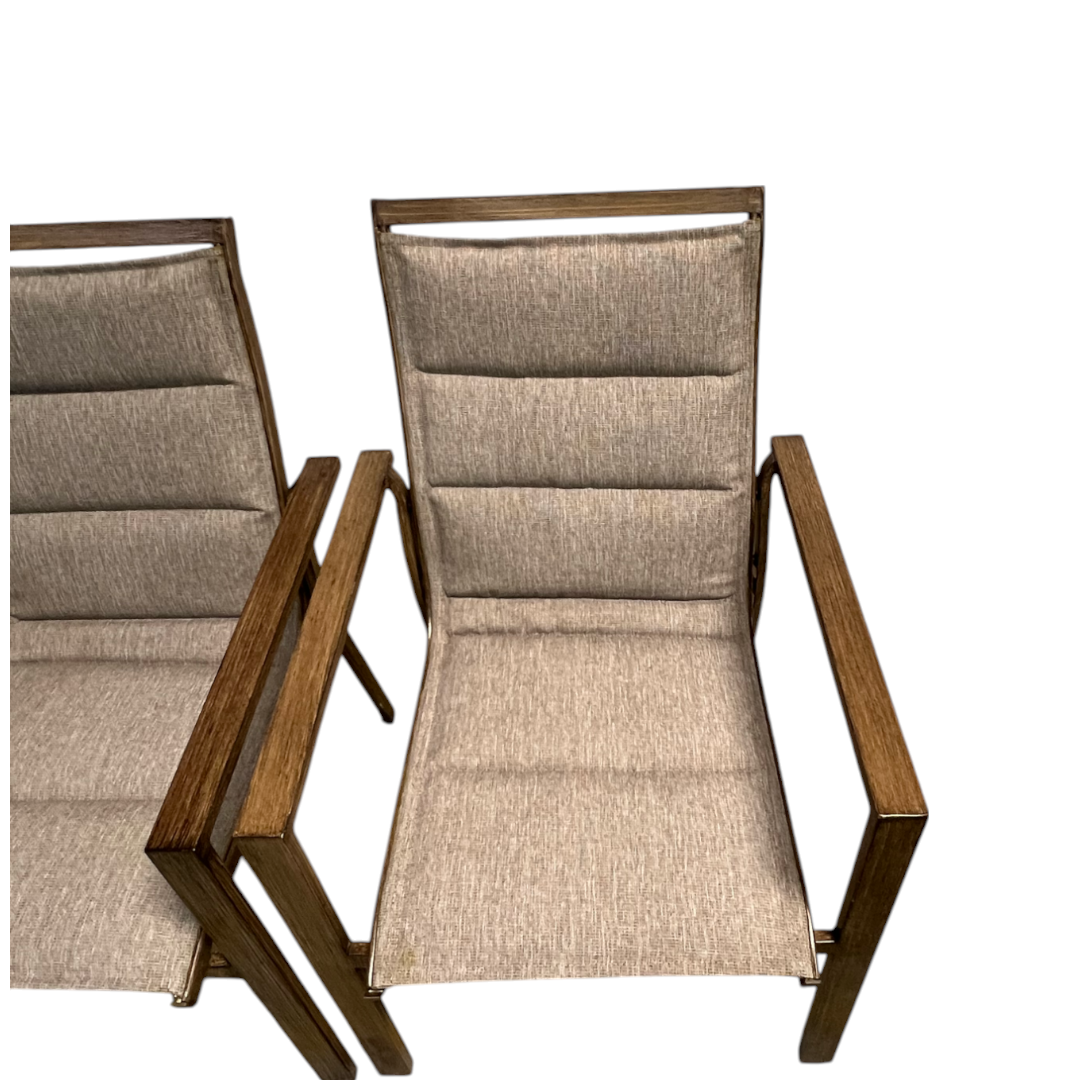 Hanover Fairhope Chair with Tan Cushion