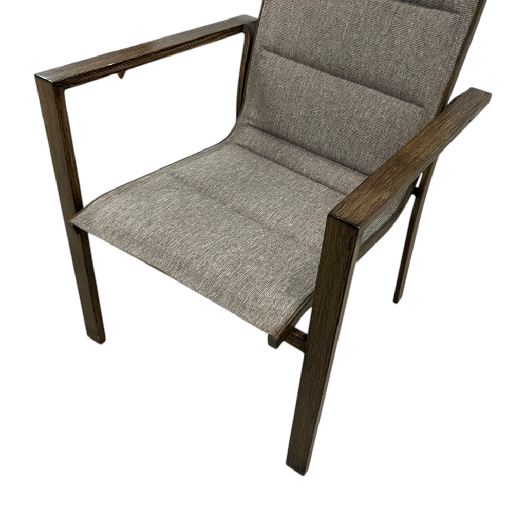 Hanover Fairhope Dining Chair with Tan Cushions Set of 2