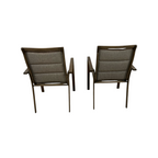 Hanover Fairhope Dining Chair with Tan Cushions Set of 2