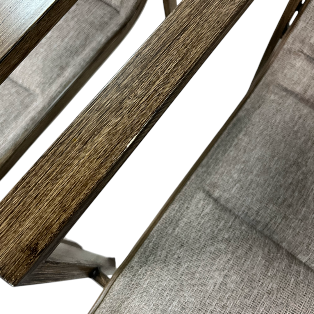 Hanover Fairhope Dining Chair with Tan Cushions Set of 2