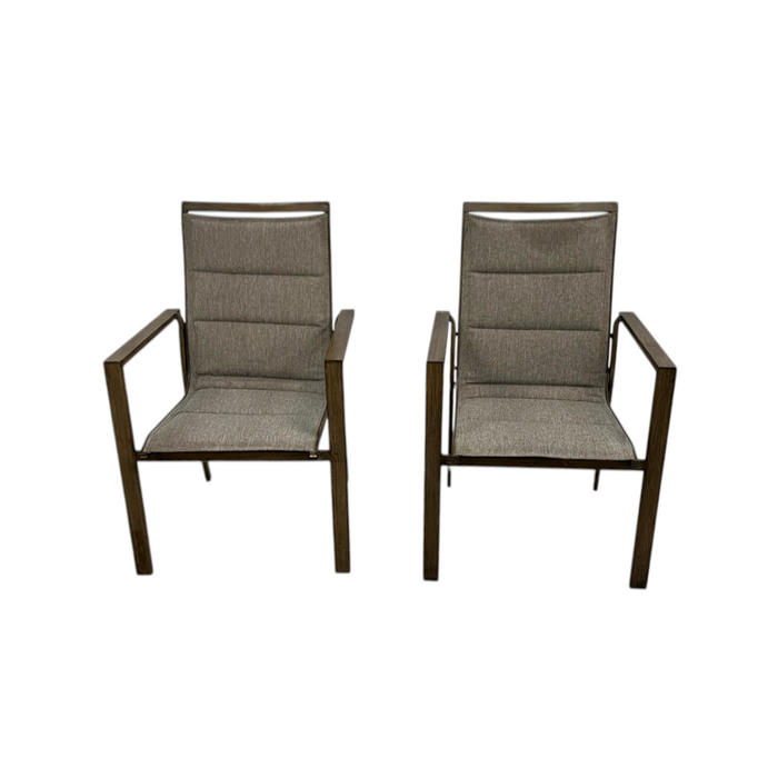 Hanover Fairhope Dining Chair with Tan Cushions Set of 2, image 2