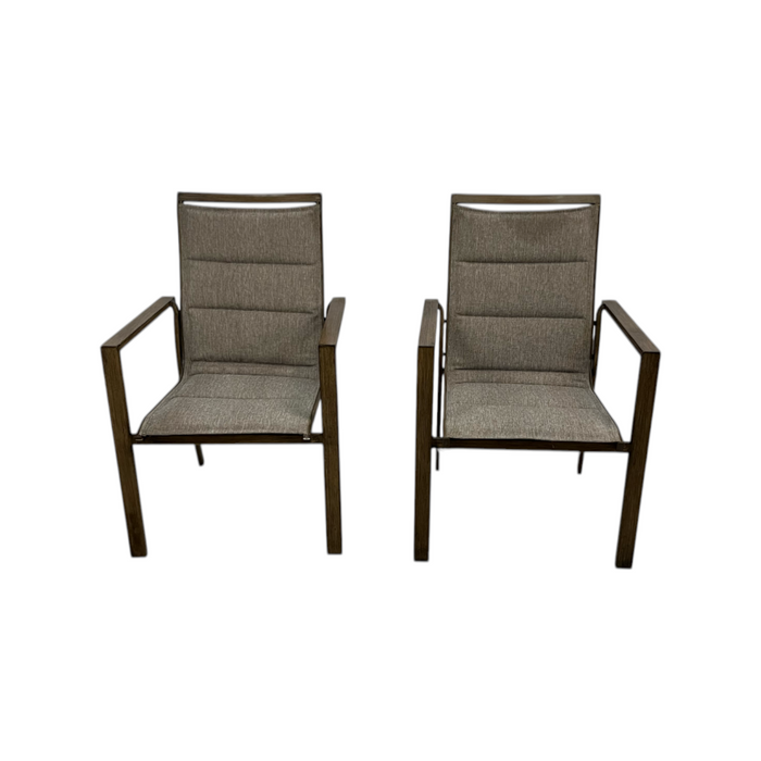 Hanover Fairhope Dining Chair with Tan Cushions Set of 2, image 3