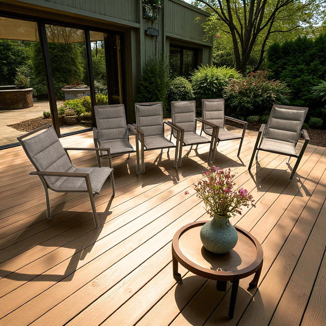 Hanover Fairhope Chair with Tan Cushion