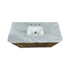 Highbury Furnishings Kensington 48" Bathroom Vanity in Fluted Birch