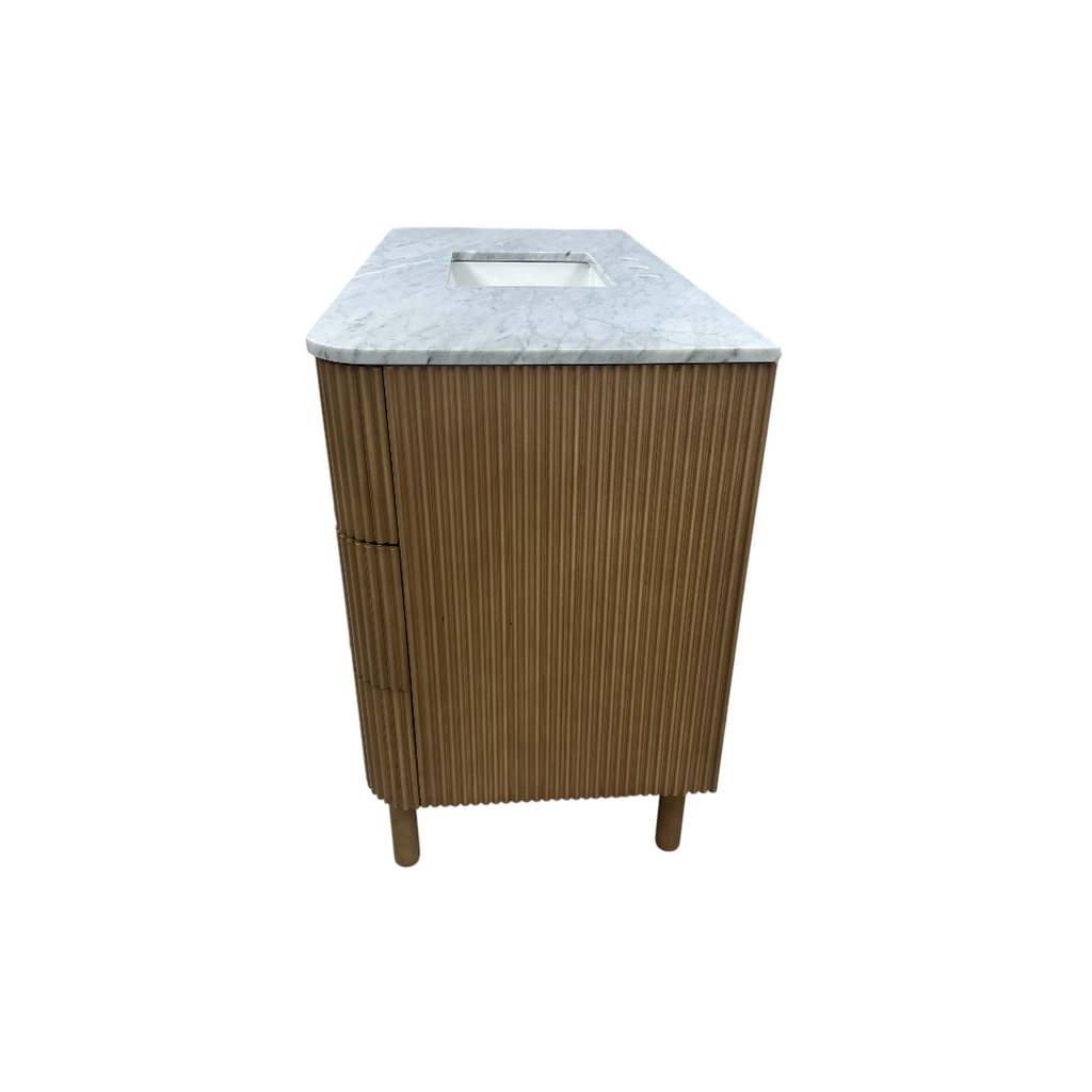Highbury Furnishings Kensington 48" Bathroom Vanity in Fluted Birch