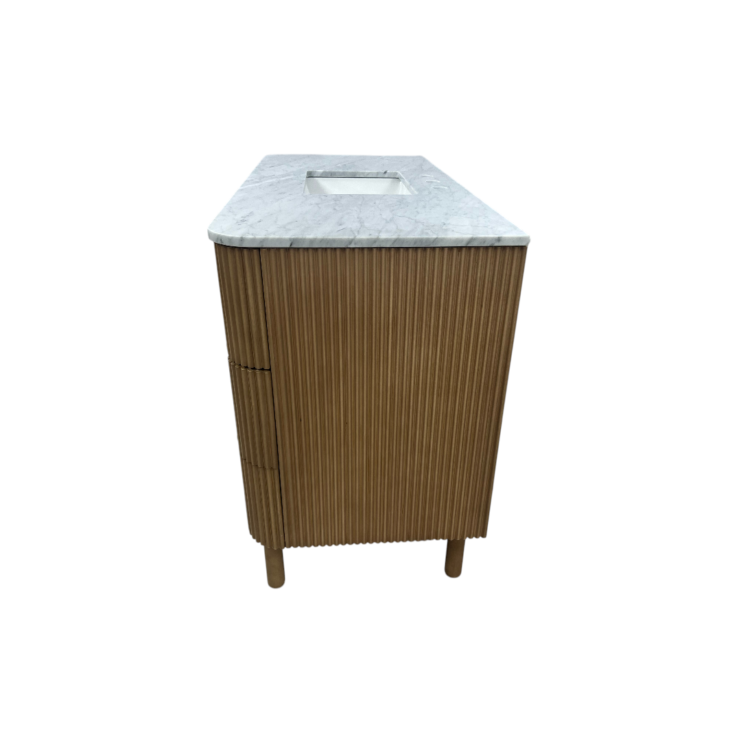 Highbury Furnishings Kensington 48" Bathroom Vanity in Fluted Birch