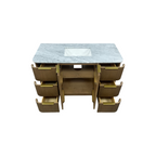 Highbury Furnishings Kensington 48" Bathroom Vanity in Fluted Birch