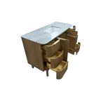 Highbury Furnishings Kensington 48" Bathroom Vanity in Fluted Birch