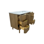Highbury Furnishings Kensington 48" Bathroom Vanity in Fluted Birch
