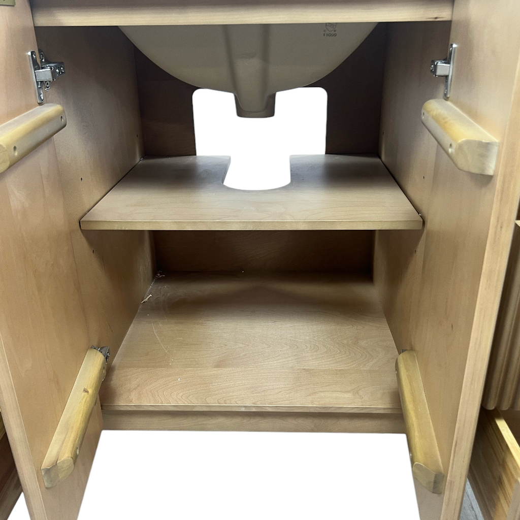 Highbury Furnishings Kensington 48" Bathroom Vanity in Fluted Birch