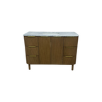 Highbury Furnishings Kensington 48" Bathroom Vanity in Fluted Birch
