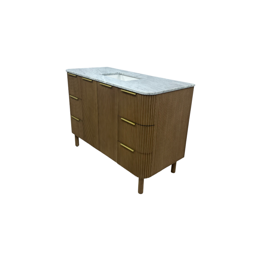 Highbury Furnishings Kensington 48" Bathroom Vanity in Fluted Birch