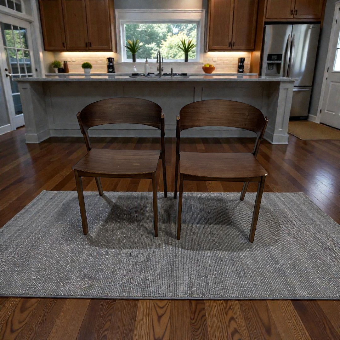 Hoft Home Aldo Dining Chair Set of 2 - Walnut