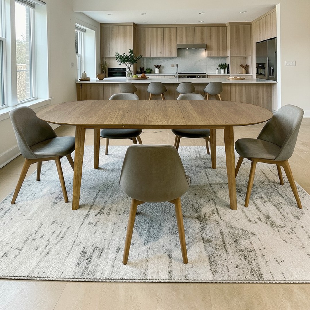 Hoft Homes Werner Extendable Dining Table - Oak