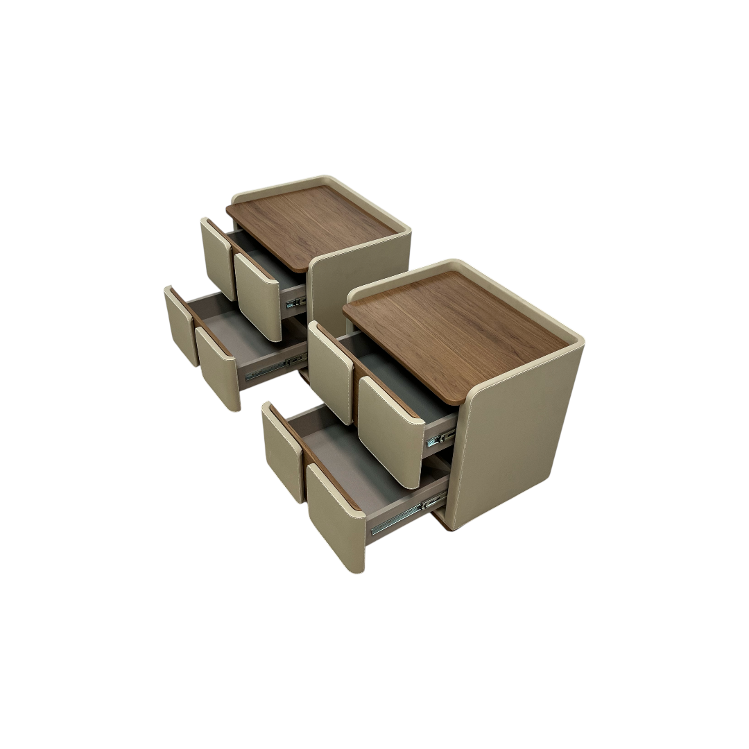 Hokku Designs Bedside Table Set