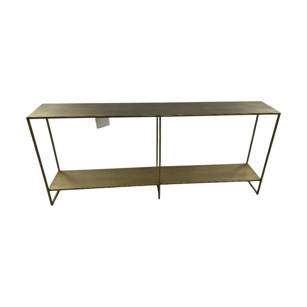 Hokku Designs Eiffel Console Table - Antique Brass