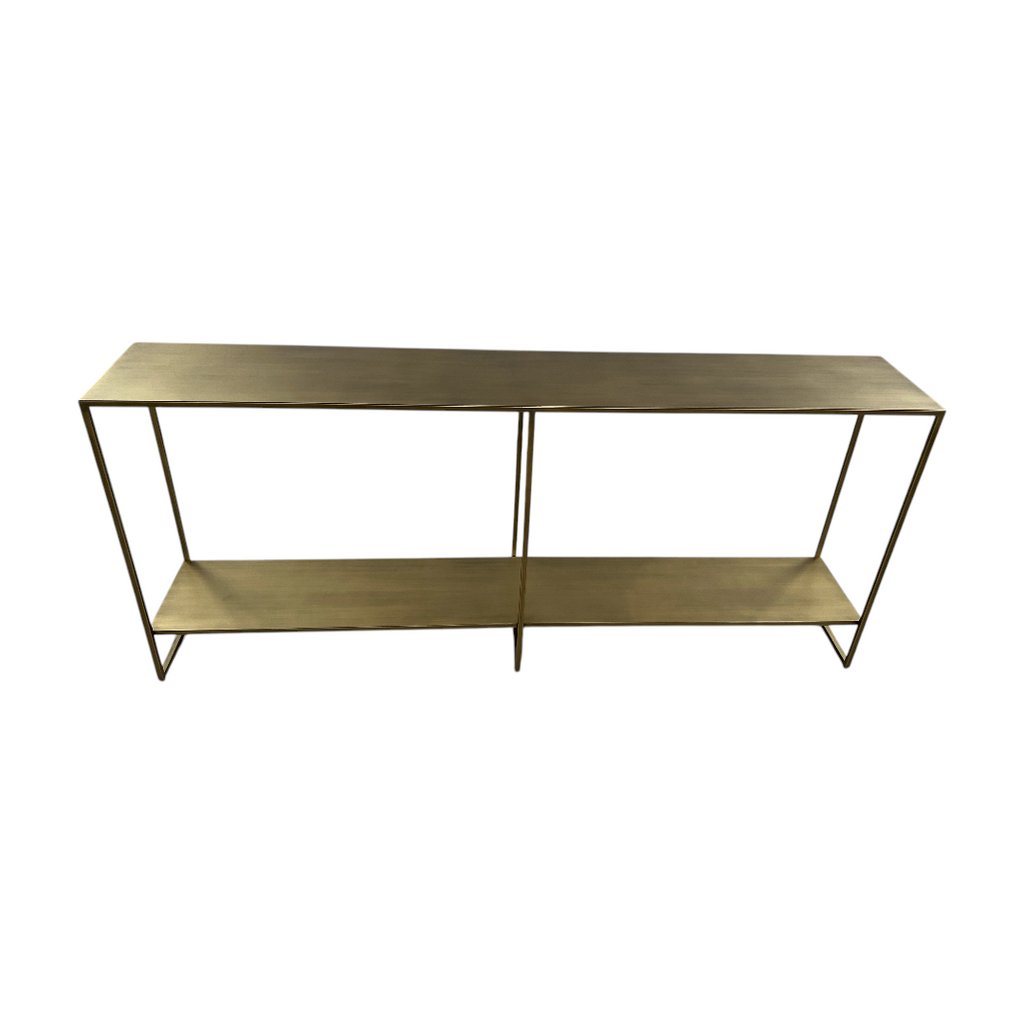Hokku Designs Eiffel Console Table - Antique Brass
