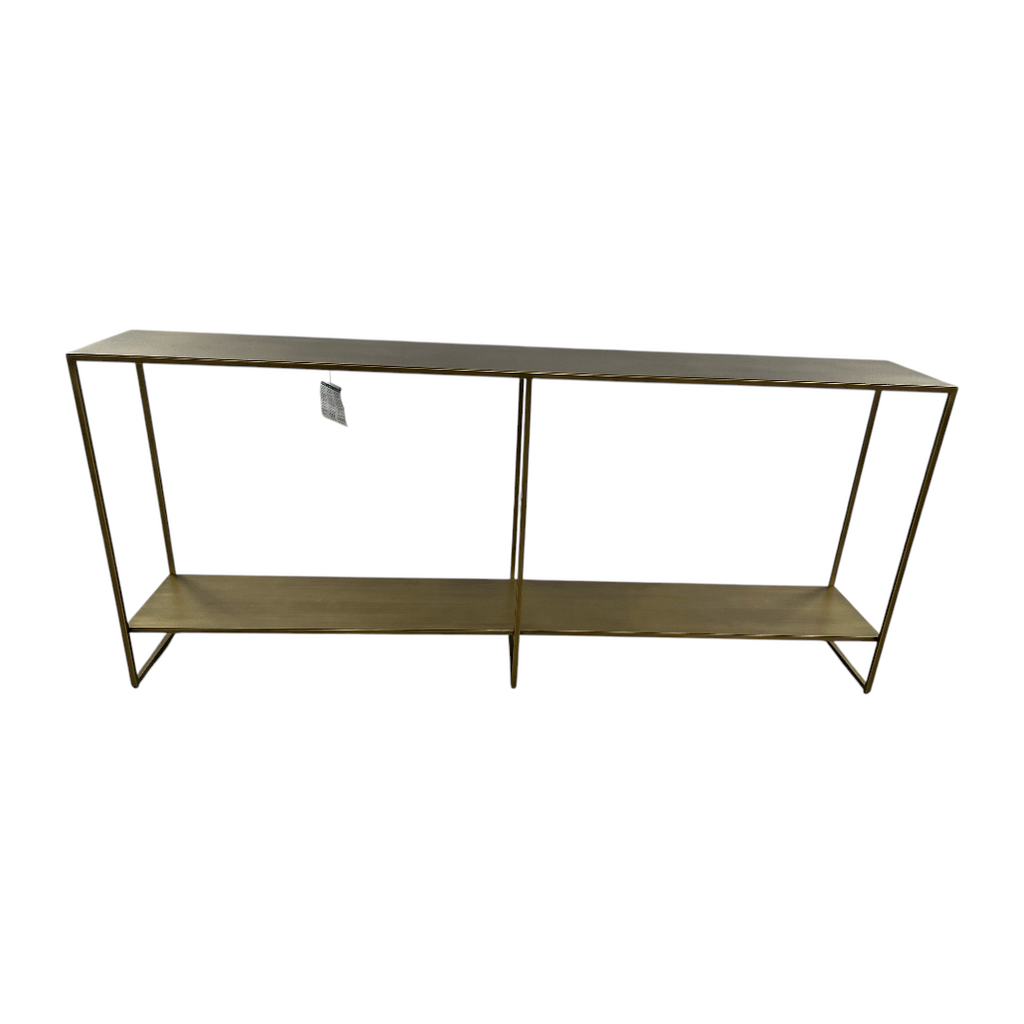 Hokku Designs Eiffel Console Table - Antique Brass