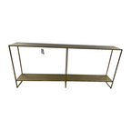 Hokku Designs Eiffel Console Table - Antique Brass