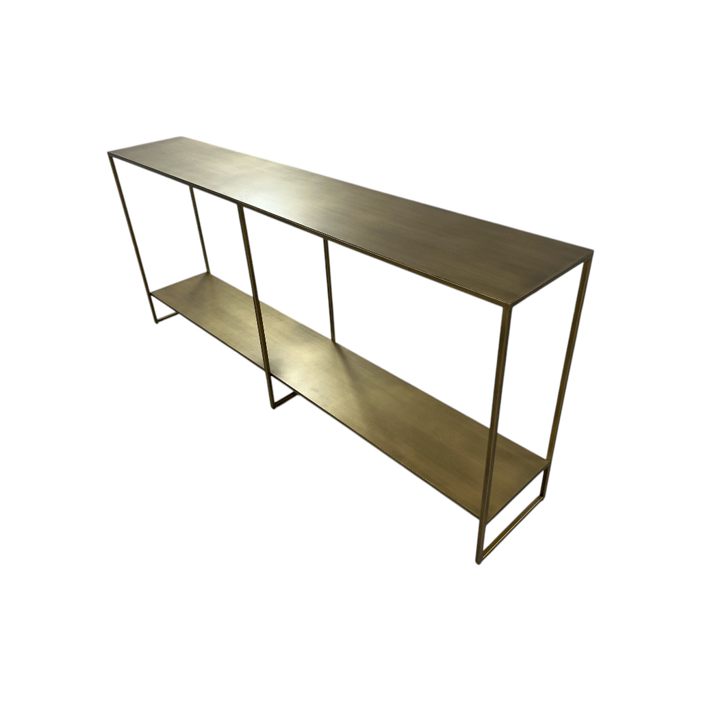Hokku Designs Eiffel Console Table - Antique Brass
