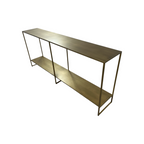 Hokku Designs Eiffel Console Table - Antique Brass