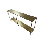Hokku Designs Eiffel Console Table - Antique Brass