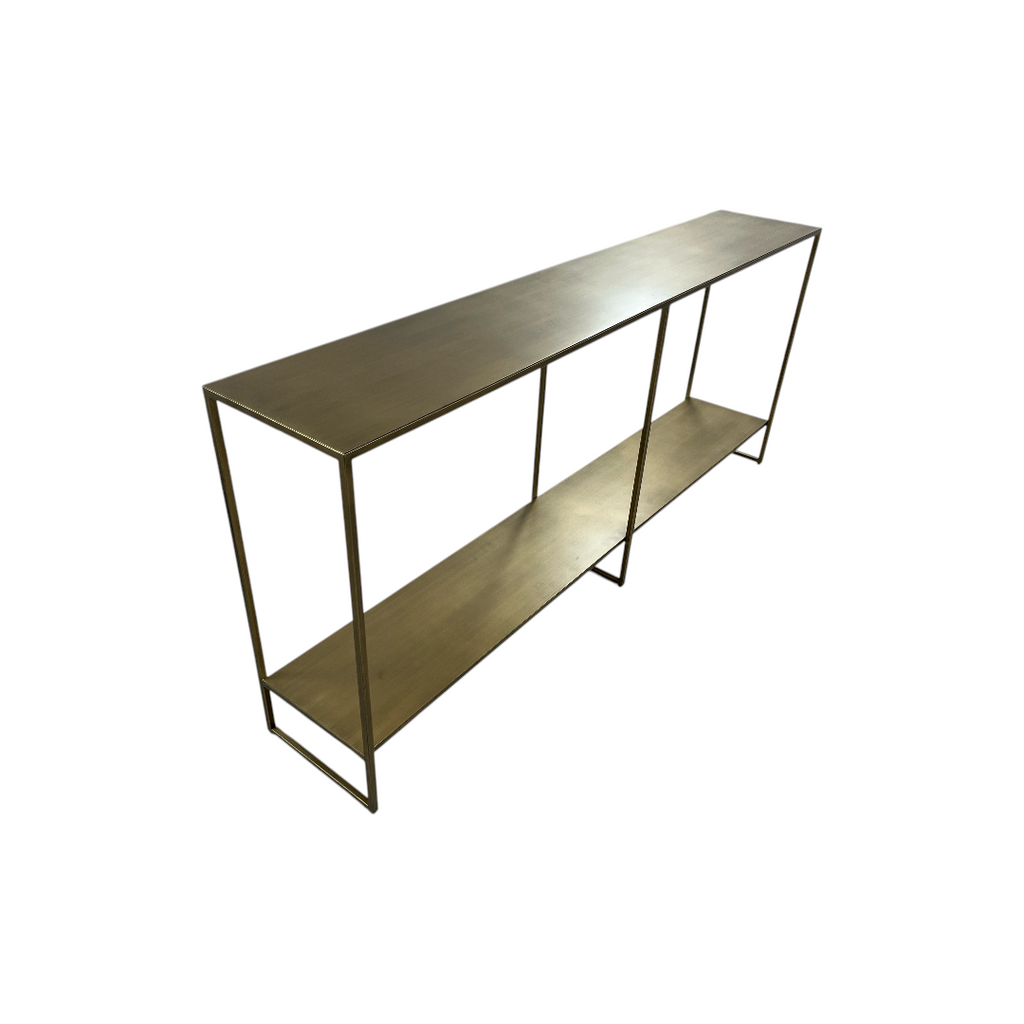 Hokku Designs Eiffel Console Table - Antique Brass