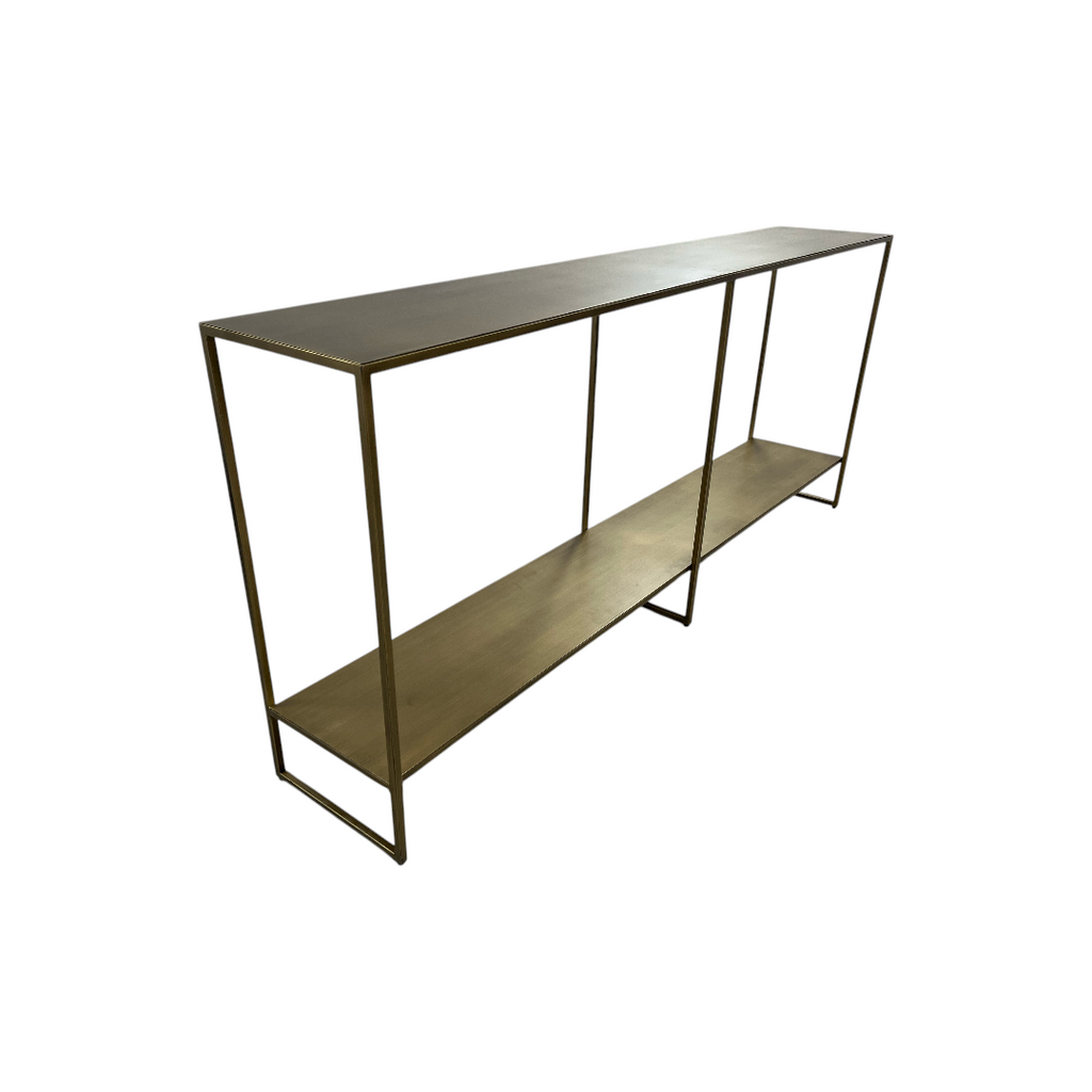 Hokku Designs Eiffel Console Table - Antique Brass