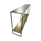 Hokku Designs Eiffel Console Table - Antique Brass