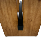 Hokku Designs Rickye Oak Trestle Wood Dining Table