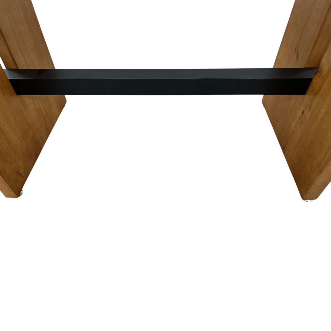 Hokku Designs Rickye Oak Trestle Wood Dining Table