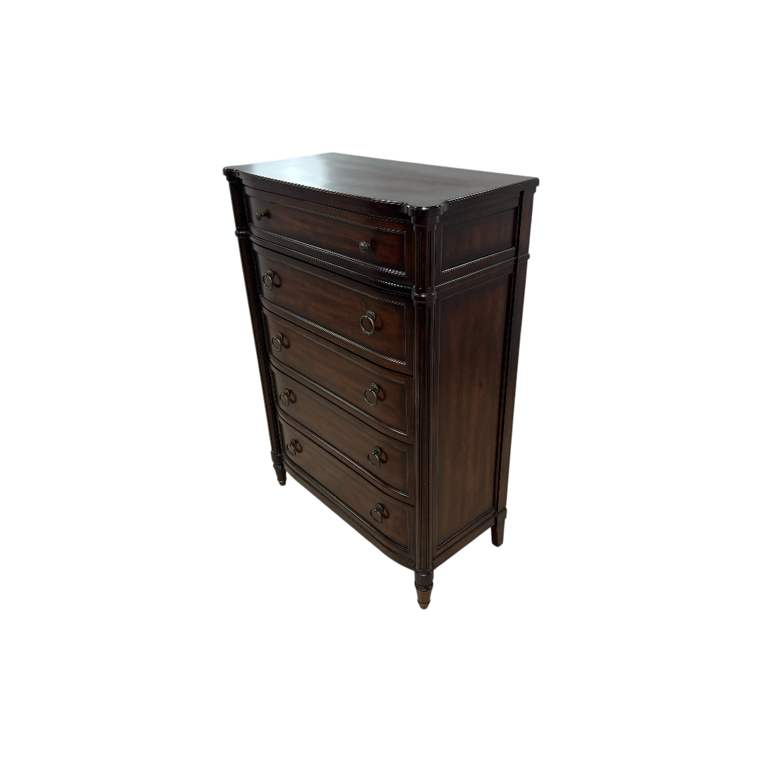 Hooker Furniture Charleston 5-Drawer Cherry Wood Accent Chest Maraschino Cherry