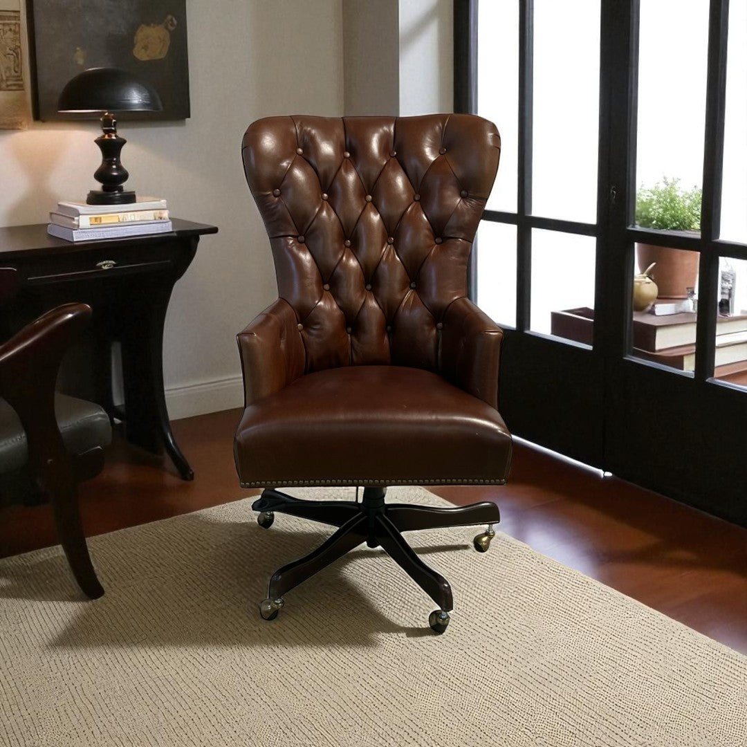 Hooker Furniture Katherine Genuine Leather Executive Chair