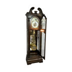 Howard Miller Ridgeway Benjamin Solid Wood Grandfather Clock with Adjustable Chime Volume