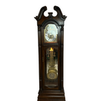 Howard Miller Ridgeway Benjamin Solid Wood Grandfather Clock with Adjustable Chime Volume