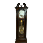 Howard Miller Ridgeway Benjamin Solid Wood Grandfather Clock with Adjustable Chime Volume