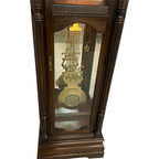 Howard Miller Ridgeway Benjamin Solid Wood Grandfather Clock with Adjustable Chime Volume